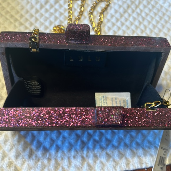 Party clutch with gold chain - Picture 5 of 5